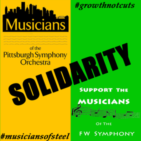 Pittsburg Symphony Fort Worth Symphony Musicians Solidarity