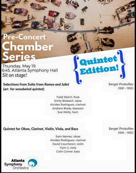 preconcert chamber music ATL Symphony Musicians